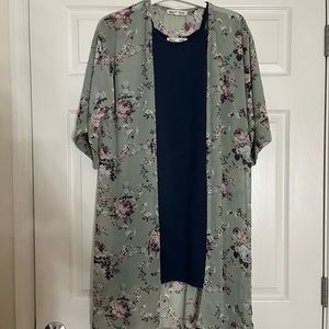 Wallflower Dress and Kimono Set